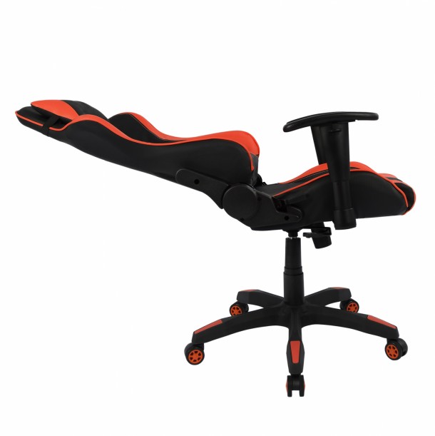 ΚΑΡΕΚΛΑ ΓΡΑΦΕΙΟΥ GAMING FB1062.01 ΜΑΥΡΟ ΚΟΚΚΙΝΟ PU 68,5 x 71,5 x 133,5 εκ. 4