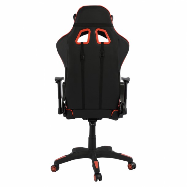 ΚΑΡΕΚΛΑ ΓΡΑΦΕΙΟΥ GAMING FB1062.01 ΜΑΥΡΟ ΚΟΚΚΙΝΟ PU 68,5 x 71,5 x 133,5 εκ. 6