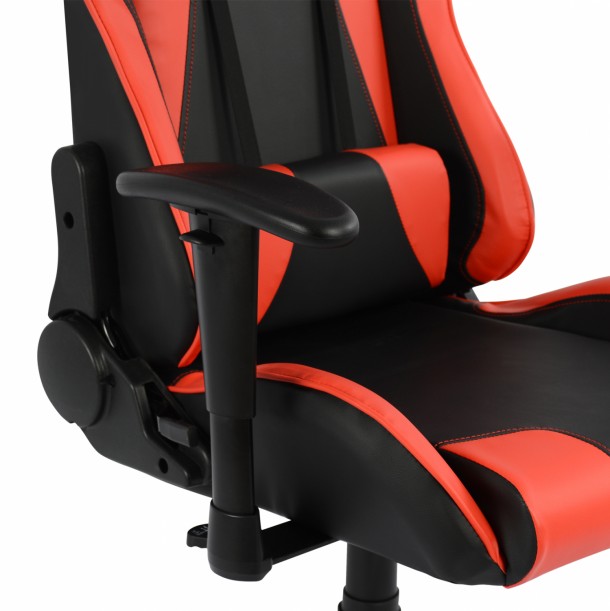 ΚΑΡΕΚΛΑ ΓΡΑΦΕΙΟΥ GAMING FB1062.01 ΜΑΥΡΟ ΚΟΚΚΙΝΟ PU 68,5 x 71,5 x 133,5 εκ. 8