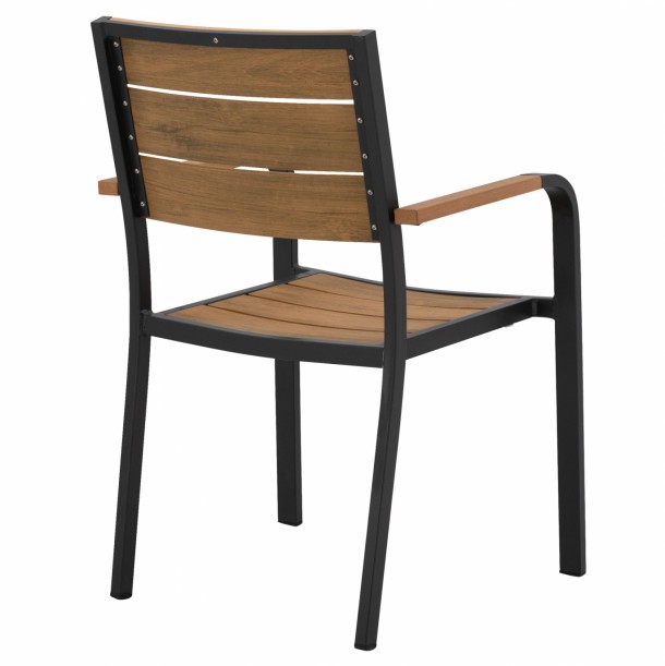 ΠΟΛΥΘΡΟΝΑ ΑΛΟΥΜΙΝΙΟΥ ΑΝΘΡΑΚΙ ΜΕ POLYWOOD FB95127.02 55x56x85Υεκ. 4