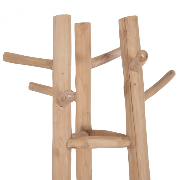 ΚΑΛΟΓΕΡΟΣ ΜΕ 3 ΚΟΛΩΝΕΣ FB94881 ΞΥΛΟ TEAK ΣΕ ΦΥΣΙΚΟ 52x52x200Υεκ. 3