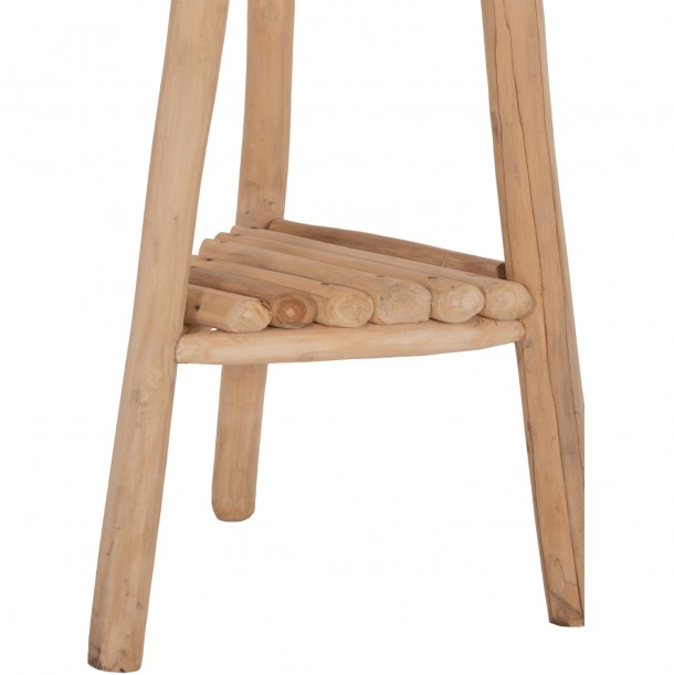 ΚΑΛΟΓΕΡΟΣ ΜΕ 3 ΚΟΛΩΝΕΣ FB94881 ΞΥΛΟ TEAK ΣΕ ΦΥΣΙΚΟ 52x52x200Υεκ. 9