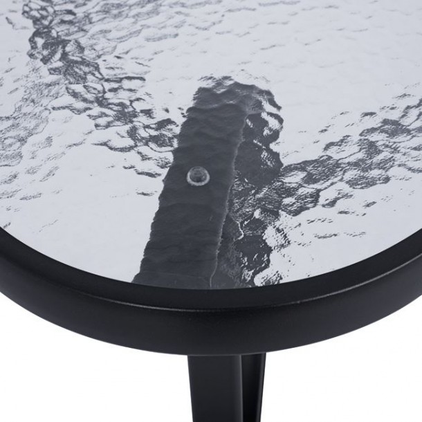 ΤΡΑΠΕΖΙ BRUNO 150X90Χ72Υεκ. ΓΚΡΙ ΜΕΤΑΛΛΙΚΟ ΜΕ ΓΥΑΛΙΝΗ ΕΠΙΦΑΝΕΙΑ FB5145.01 3