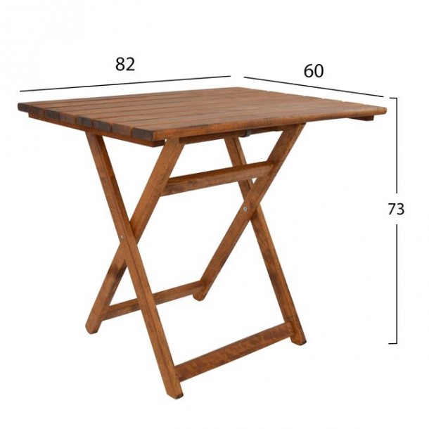 ΤΡΑΠΕΖΙ ΕΜΠΟΤΙΣΜΟΣ ΚΑΡΥΔΙ 60x82x73Υεκ. ΑΠΟ ΜΑΣΙΦ ΟΞΙΑΣ FB95419.01 1
