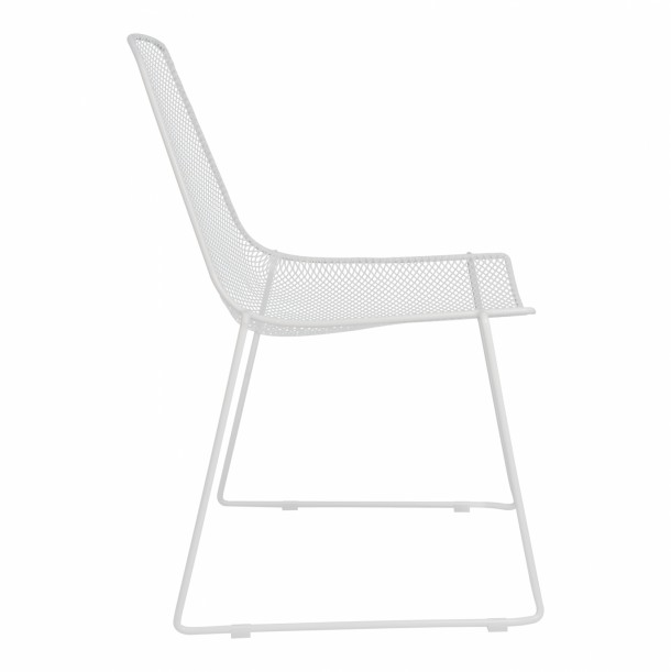 ΚΑΡΕΚΛΑ ΜΕΤΑΛΛΙΚΗ MESH ΛΕΥΚΗ FB98011.02 56x58,5x86cm 3