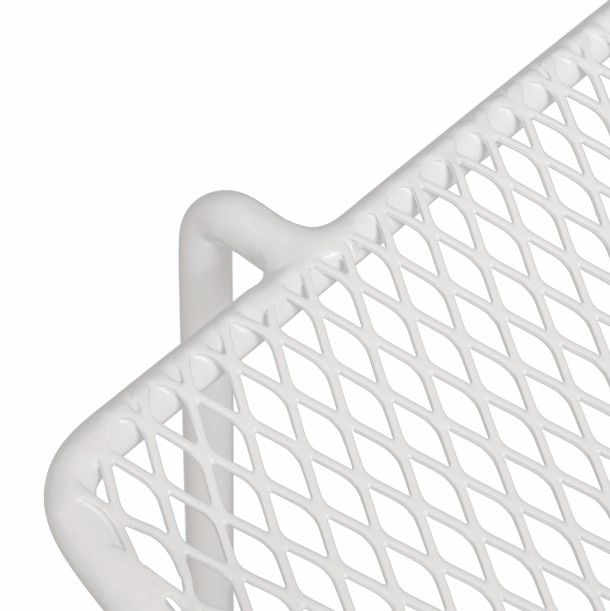 ΚΑΡΕΚΛΑ ΜΕΤΑΛΛΙΚΗ MESH ΛΕΥΚΗ FB98011.02 56x58,5x86cm 7