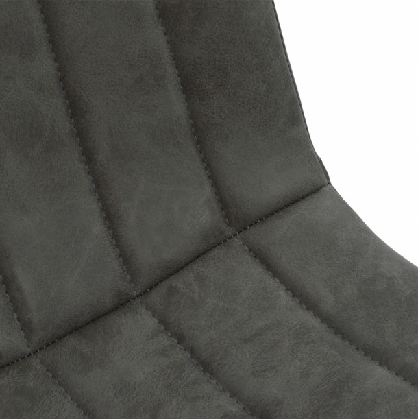 ΚΑΡΕΚΛΑ ΜΕΤΑΛΛΙΚΗ FB98040.10 ΜΕ ΚΑΘΙΣΜΑ PU ΓΚΡΙ 45x55,5x86,5 εκ. 6