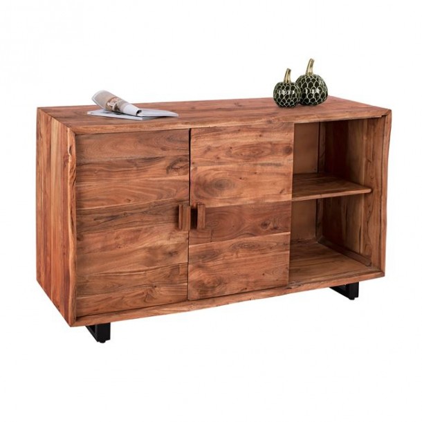ΜΠΟΥΦΕΣ ΑΠΟ ΜΑΣΙΦ ΞΥΛΟ ΑΚΑΚΙΑΣ ΦΥΣΙΚΟ 160X45X92Υεκ.FB98184 3