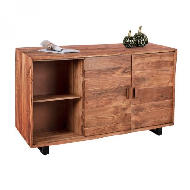 ΜΠΟΥΦΕΣ ΑΠΟ ΜΑΣΙΦ ΞΥΛΟ ΑΚΑΚΙΑΣ ΦΥΣΙΚΟ 160X45X92Υεκ.FB98184 4