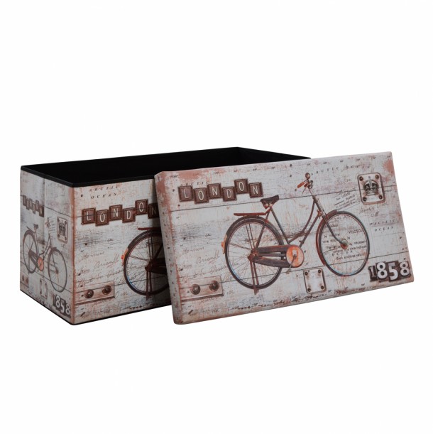 ΣΚΑΜΠΩ ΑΠΟ PU ΜΕ ΑΠΟΘΗΚΕΥΤΙΚΟ ΧΩΡΟ BIKE 80X40X40 FB98162 3