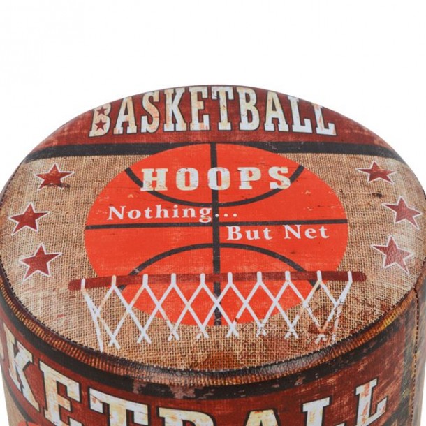 ΣΚΑΜΠΩ ΑΠΟ PU ΜΕ 3 ΠΟΔΙΑ ΞΥΛΙΝΑ FB98156 BASKETBALL Φ30Χ38Υεκ. 3