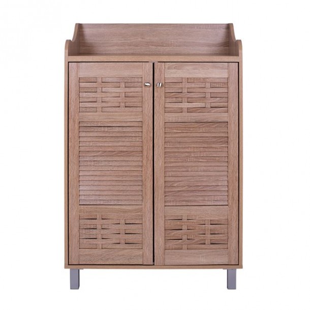 ΠΑΠΟΥΤΣΟΘΗΚΗ ΝΤΟΥΛΑΠΙ ΞΥΛΙΝΗ FB92230.02 SONAMA 77X40,5X122εκ. 2