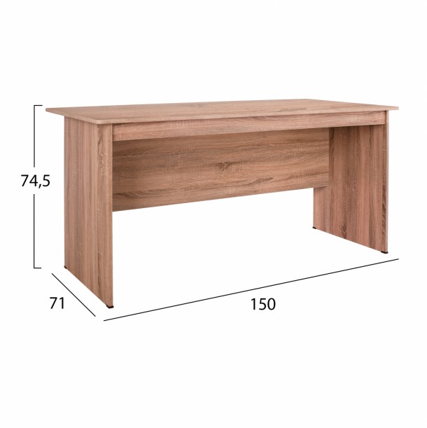 ΓΡΑΦΕΙΟ ΜΕΛΑΜΙΝΗΣ 150x71x74,5 FB92284.02 ΣΕ ΧΡΩΜΑ SONAMA 1