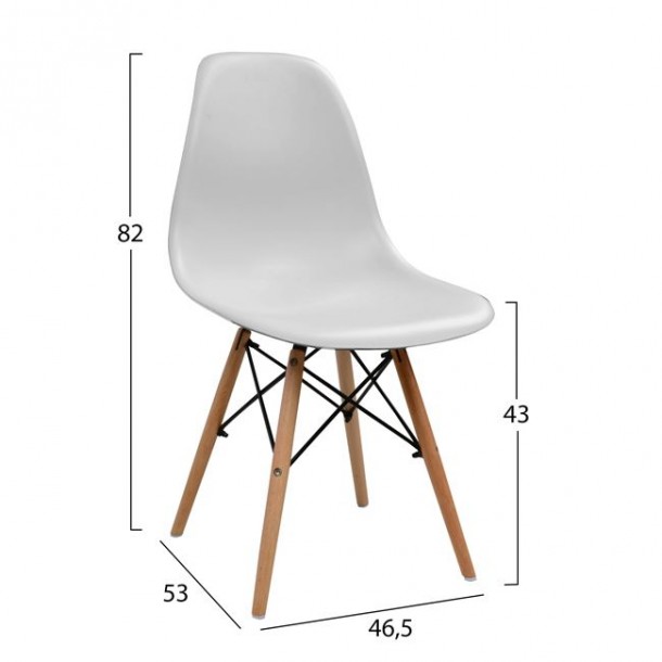ΣΕΤ ΤΡΑΠΕΖΑΡΙΑΣ 5ΤΜΧ FB910349.02 ΤΡΑΠΕΖΙ 120x70x76,5 cm  & ΚΑΡΕΚΛΕΣ 2