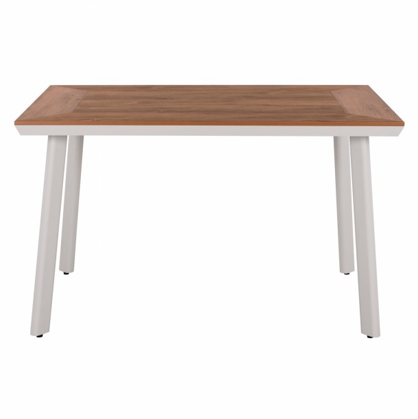 ΤΡΑΠΕΖΙ ΑΛΟΥΜΙΝΙΟΥ ΜΕ POLYWOOD ΛΕΥΚΟ 120x80x72,5Υ εκ. FB95562.01 2