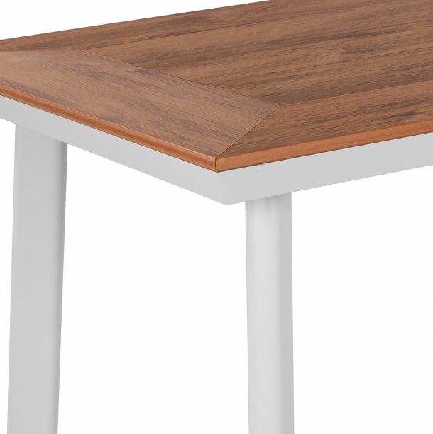 ΤΡΑΠΕΖΙ ΑΛΟΥΜΙΝΙΟΥ ΜΕ POLYWOOD ΛΕΥΚΟ 120x80x72,5Υ εκ. FB95562.01 4