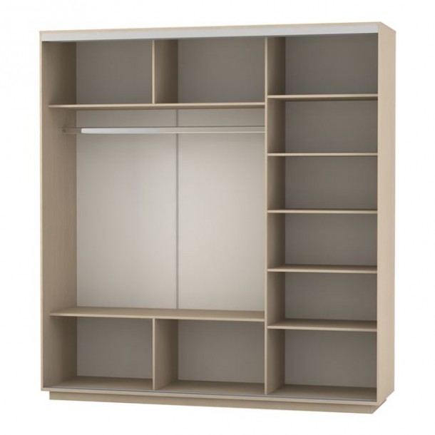 ΝΤΟΥΛΑΠΑ ΣΥΡΟΜΕΝΗ 3ΦΥΛΛΗ FB92307.01 SONAMA 210X60X220εκ. 2