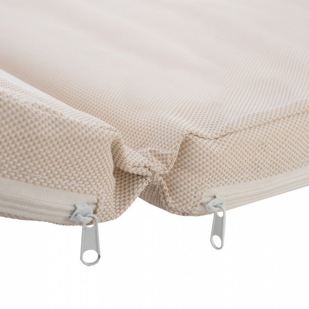 ΜΑΞΙΛΑΡΙ ΞΑΠΛΩΣΤΡΑΣ TEXTILENE 600gr/m2 2X1 SIFNOS ΜΠΕΖ FB911234.60T 196(117+1+78)x58x6εκ. 3