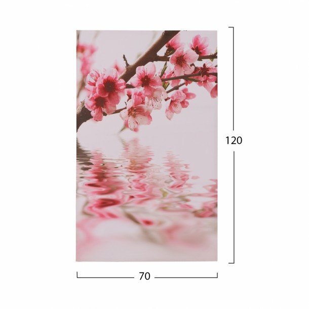 ΠΙΝΑΚΑΣ ΚΑΜΒΑΣ FLOWERS FB97155.07 120X70X2.5 εκ. 1