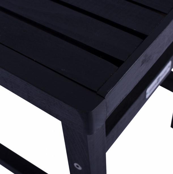 ΣΚΑΜΠΩ ΤΡΑΠΕΖΑΚΙ ΜΑΥΡΟ KOLI 40Χ40X45Υ εκ. FB9289.04 5