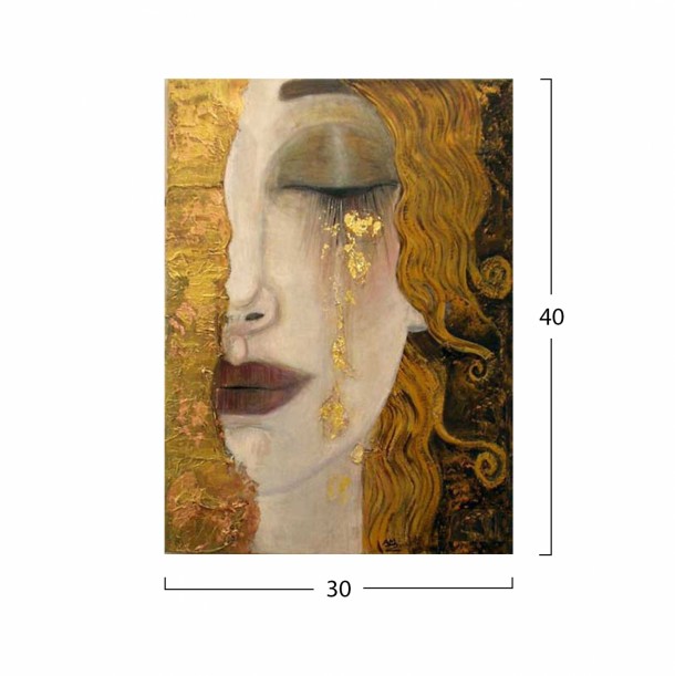 ΠΙΝΑΚΑΣ ΚΑΜΒΑΣ GOLDEN TEARS FB97195.03 30X3X40 εκ. 1