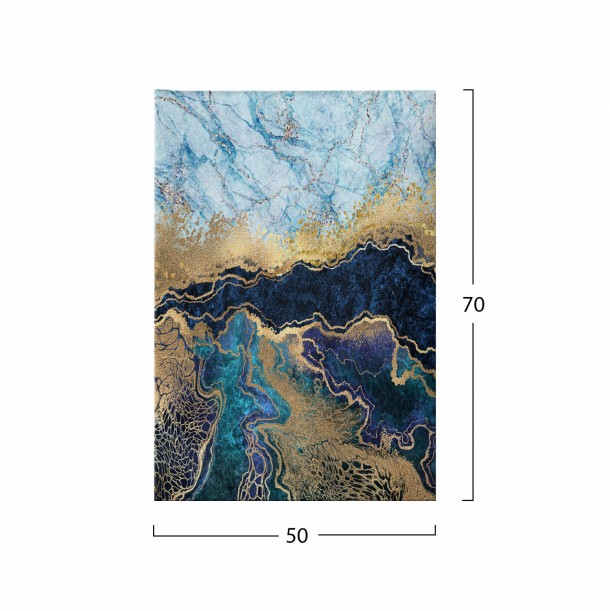 ΠΙΝΑΚΑΣ ΚΑΜΒΑΣ MARBLEIZED EFFECT FB97196.02 50X3X70 εκ. 1