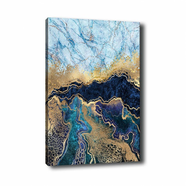 ΠΙΝΑΚΑΣ ΚΑΜΒΑΣ MARBLEIZED EFFECT FB97196.02 50X3X70 εκ. 2