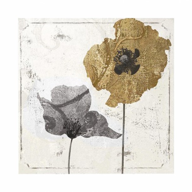 ΠΙΝΑΚΑΣ ΚΑΜΒΑΣ GOLDEN FLOWER FB97199.02 45x45x3 εκ. 0