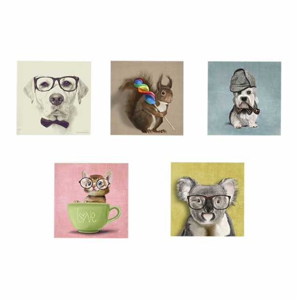 ΠΙΝΑΚΑΣ ΠΕΝΤΑΠΤΥΧΟ MDF CLEVER PETS FB97205.01 75X0,3X15 εκ. 0