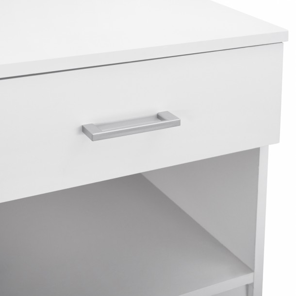 ΚΟΜΟΔΙΝΟ ΜΕ 1 ΣΥΡΤΑΡΙ ΛΕΥΚΟ FB92345.05 45x35,5x47 εκ. 5