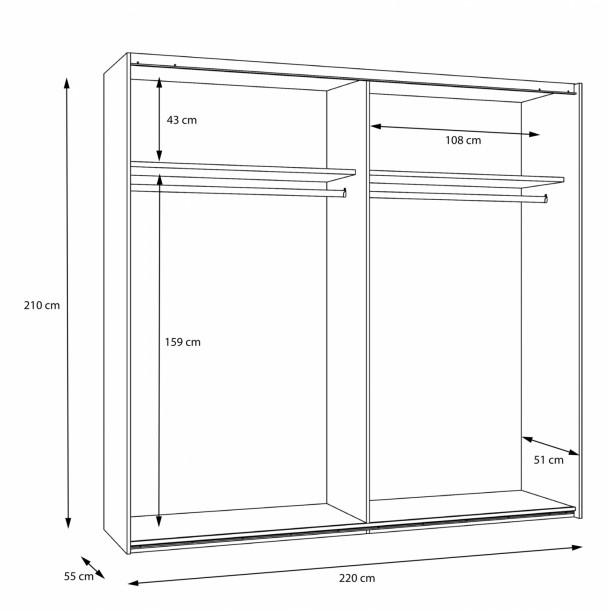 ΝΤΟΥΛΑΠΑ ΣΥΡΟΜΕΝΗ 2ΦΥΛΛΗ FB98808 ΦΥΣΙΚΟ ΛΕΥΚΟ 220x55x210 εκ. 3