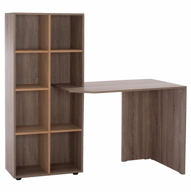 ΓΡΑΦΕΙΟ ΜΕ ΒΙΒΛΙΟΘΗΚΗ SONAMA OAK- ΣΤΑΧΤΙ  FB92417.02 140Χ60Χ138Υεκ. 0