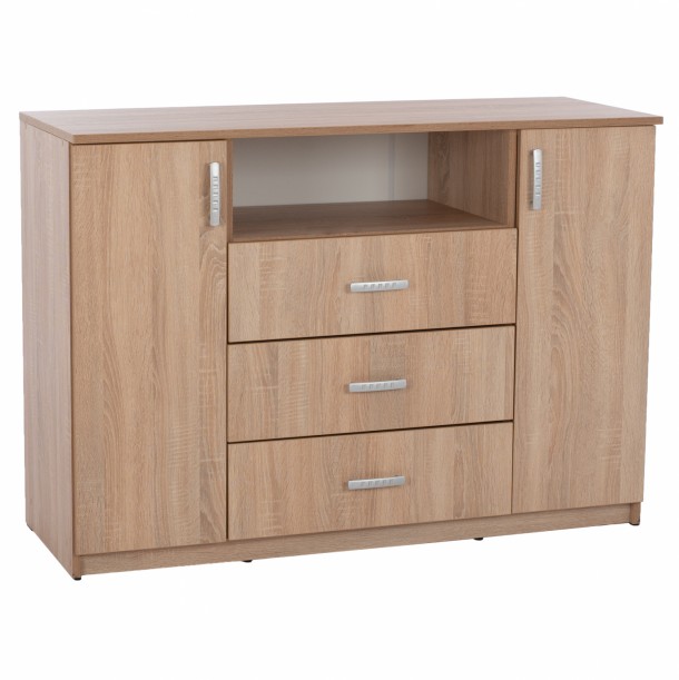 ΜΠΟΥΦΕΣ ΜΕ 2 ΝΤΟΥΛΑΠΙΑ Κ 3 ΣΥΡΤΑΡΙΑ SONAMA OAK FB92430 120X45X85Yεκ. 0
