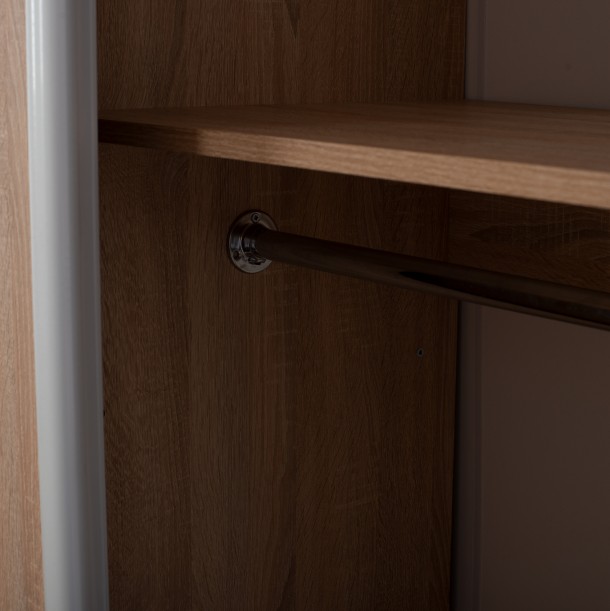 ΝΤΟΥΛΑΠΑ 3ΦΥΛΛΗ ΣΥΡΟΜΕΝΗ ΜΕ ΚΑΘΡΕΠΤΗ SONAMA OAK FB92435  200X60X210Υεκ 7