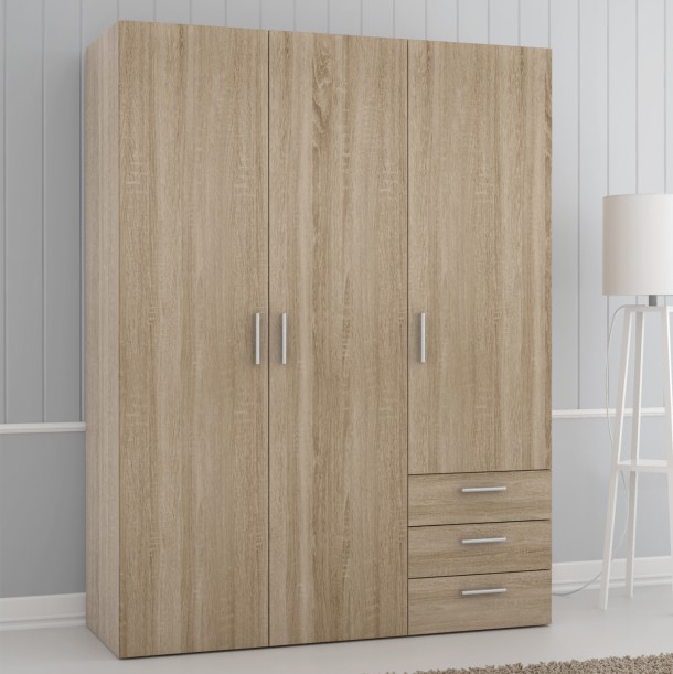 ΝΤΟΥΛΑΠΑ 3ΦΥΛΛΗ ME 3 ΣΥΡΤΑΡΙΑ FB92412 SONAMA 139,4x54,2x185Υ εκ. 1