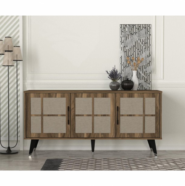ΜΠΟΥΦΕΣ ΜΕΛΑΜΙΝΗΣ FB99041.01 ΚΑΡΥΔΙ ΜΠΕΖ 160x45x75,6Y εκ. 3
