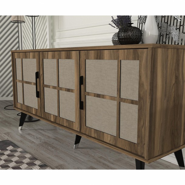 ΜΠΟΥΦΕΣ ΜΕΛΑΜΙΝΗΣ FB99041.01 ΚΑΡΥΔΙ ΜΠΕΖ 160x45x75,6Y εκ. 5