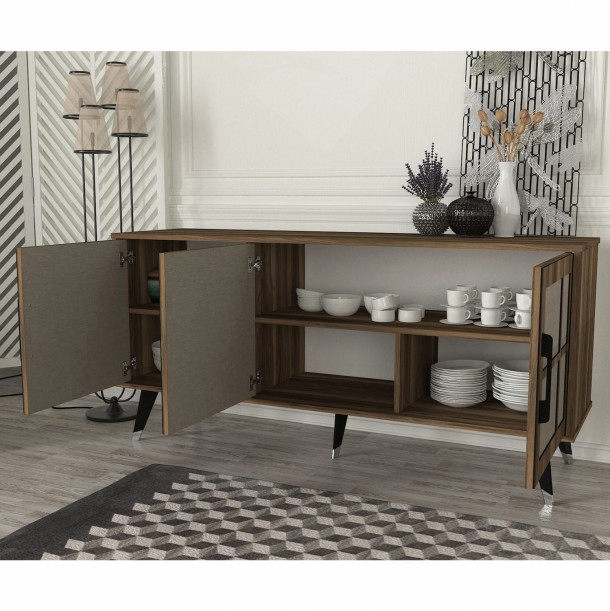 ΜΠΟΥΦΕΣ ΜΕΛΑΜΙΝΗΣ FB99041.01 ΚΑΡΥΔΙ ΜΠΕΖ 160x45x75,6Y εκ. 6