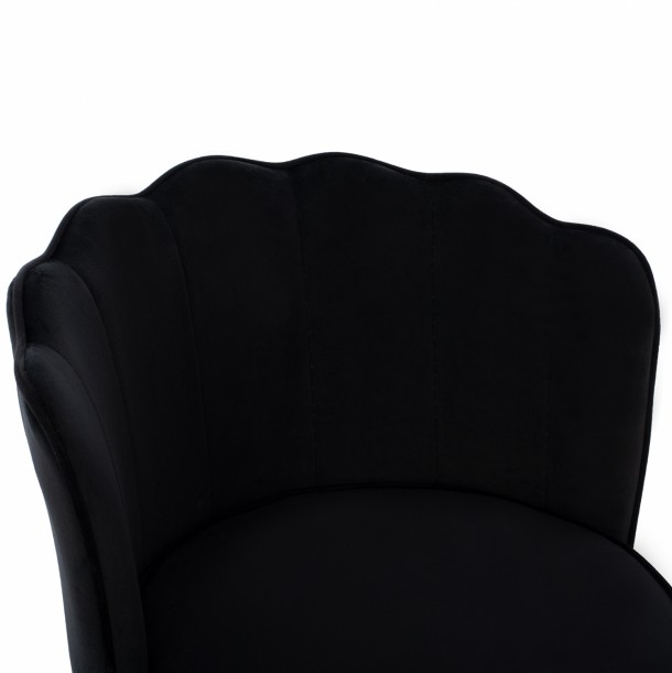 ΣΚΑΜΠΟ ΜΕΣΑΙΟΥ ΥΨΟΥΣ FB98736.04 ΒΕΛΟΥΔΟ ΜΑΥΡΟ ΜΕ ΜΕΤΑΛΛΙΚΟ ΣΚΕΛΕΤΟ 50x50x90 εκ. 6