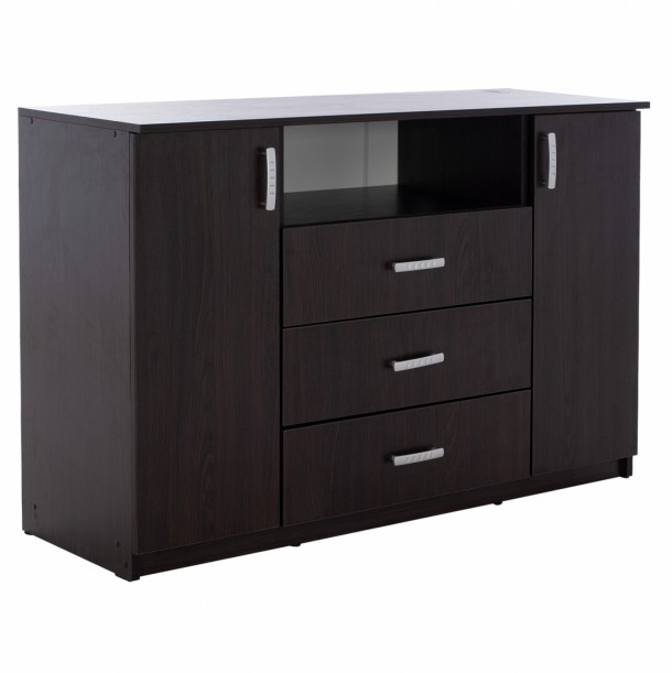 ΜΠΟΥΦΕΣ ΜΕ 2 ΝΤΟΥΛΑΠΙΑ Κ 3 ΣΥΡΤΑΡΙΑ WENGE FB92430.02 120X45X85Y εκ. 0