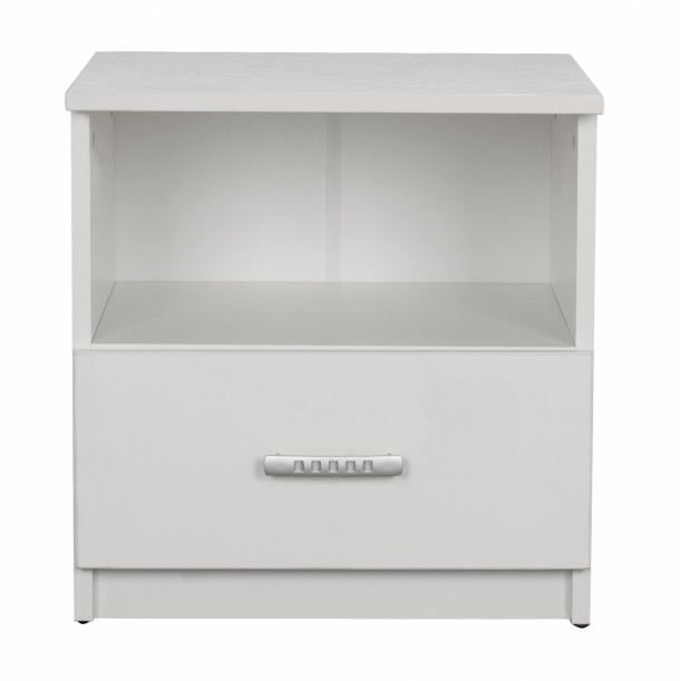 ΚΟΜΟΔΙΝΟ ΜΕΛΑΜΙΝΗΣ ΛΕΥΚΟ FB92431.03 45x40x48 εκ. 2