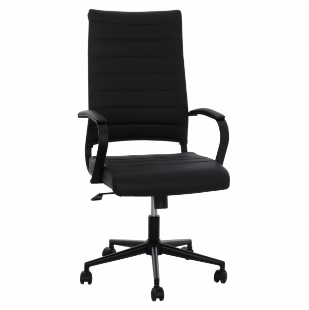 ΚΑΡΕΚΛΑ ΓΡΑΦΕΙΟΥ SUPERIOR FB91165.01 ΜΑΥΡΟ PU ΔΙΕΥΘΥΝΤH 62x71,5x113 εκ. 0