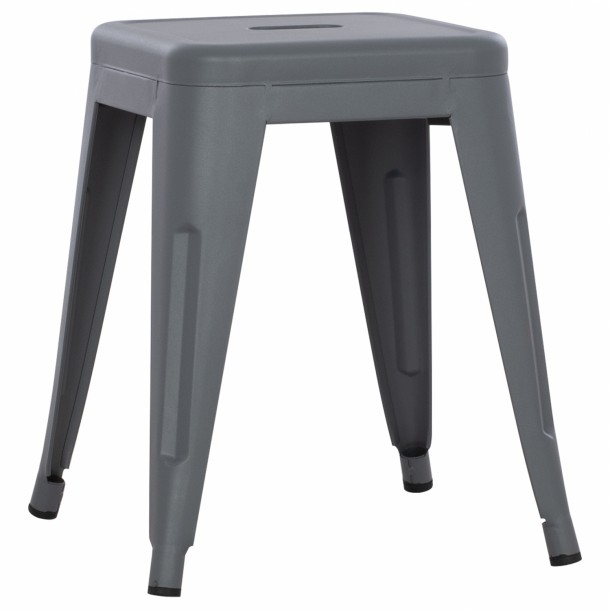 ΣΚΑΜΠΩ ΜΕΤΑΛΛΙΚΟ FB90096.10 ΣΕ ΓΚΡΙ 39x39x46 εκ. 0