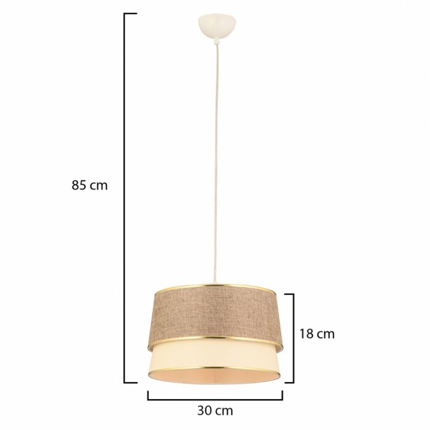 ΦΩΤΙΣΤΙΚΟ ΟΡΟΦΗΣ ΑΝΟΙΧΤΟ ΚΑΦΕ ΕΚΡΟΥ FB97388.02 30x85cm 1