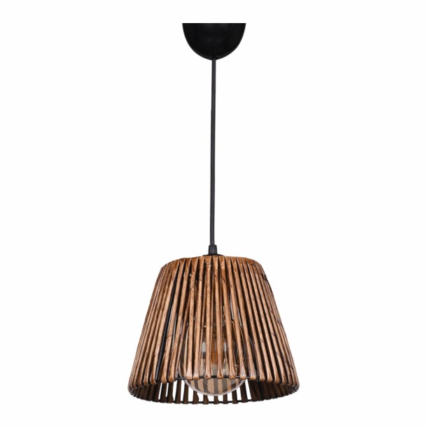 ΦΩΤΙΣΤΙΚΟ ΟΡΟΦΗΣ ΚΡΕΜΑΣΤΟ BAMBOO ΚΑΡΥΔΙ FB97483 20x16x75 εκ. 0