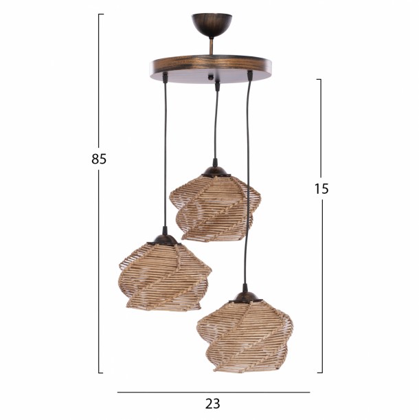ΦΩΤΙΣΤΙΚΟ ΟΡΟΦΗΣ ΣΕ ΦΥΣΙΚΟ ΧΡΩΜΑ FB97479.02 23x85εκ 1