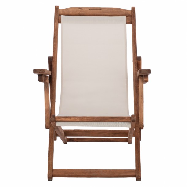 ΣΕΖΛΟΝΓΚ ΛΗΜΝΟΣ ΜΕ ΜΠΡΑΤΣΑ ΕΜΠ/ΣΜΟΣ ΚΑΡΥΔΙ ΜΕ PVC 2Χ1 ΕΚΡΟΥ FB911433.01 62,5x97x105εκ. 2