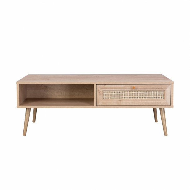 ΤΡΑΠΕΖΙ ΣΑΛΟΝΙΟΥ ΜΕ ΣΧΕΔΙΟ RATTAN FB99224 110x59x39,5 εκ. 2