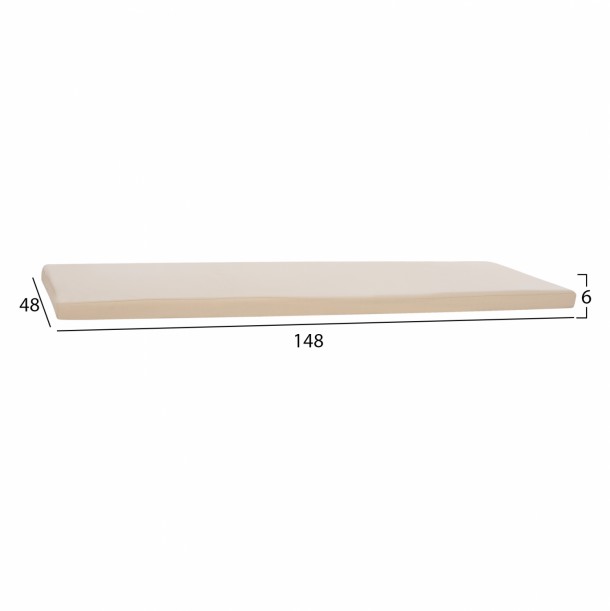 ΜΑΞΙΛΑΡΙ ΚΑΡΕΚΛΑΣ ΜΕ ΠΛΑΤΗ POLYESTER ΜΠΕΖ FB911238.01P 102X46X7κ. 2