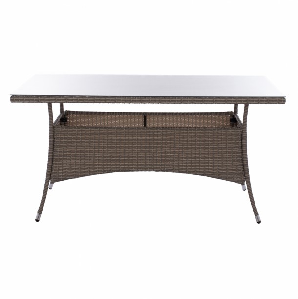ΤΡΑΠΕΖΙ ΜΕΤΑΛΛΙΚΟ RATTAN ΓΚΡΙ FB95507.01 150x90x75Υ εκ. 8